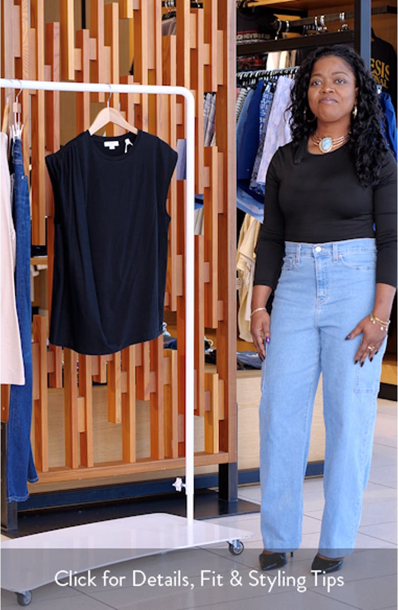 Cap Sleeve Drape Top, sales video thumbnail