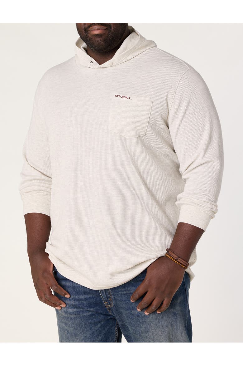 Big & Tall Overland Thermal Hoodie, Alternate, color, OATMEAL HEATHER