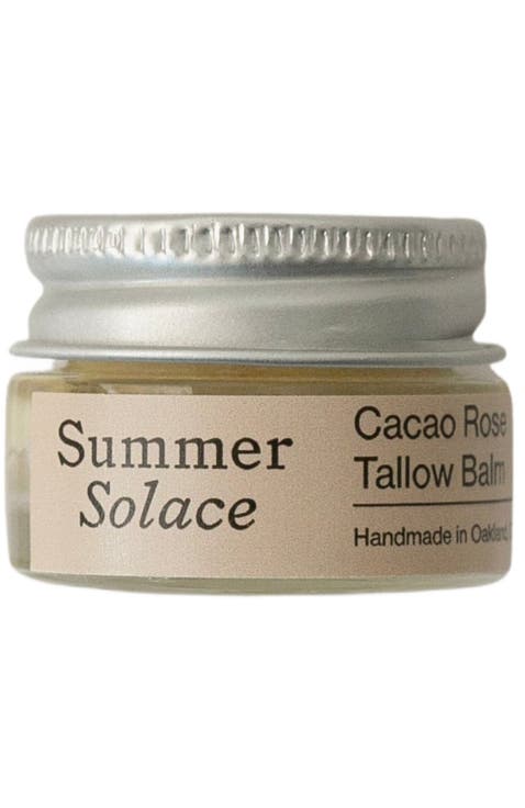 Cacao Rose Cuticle, Lip, and Brow Tallow Balm - Regenerative Tallow