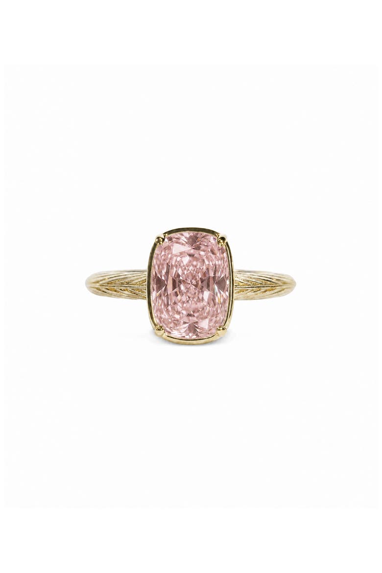 Sterling Silver Pink Sapphire Ring, Main, color, GOLD
