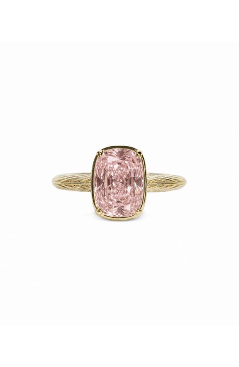 Sterling Silver Pink Sapphire Ring