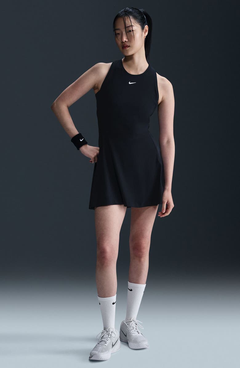 Nike Victory Dri-Fit Active Dress, Alternate, color, 010 010 Black/White