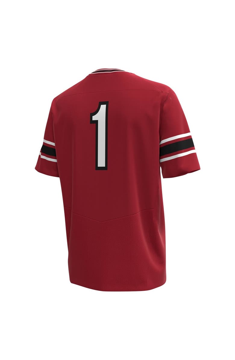 Under Armour Men's Under Armour #1 Garnet South Carolina Gamecocks Replica Football Jersey, Alternate, color, Garnet
