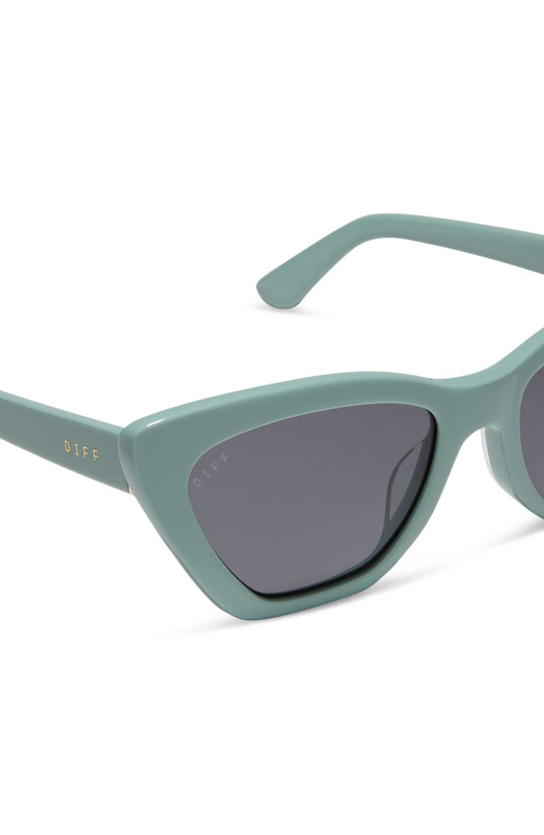 DIFF Camila 55mm Gradient Square Sunglasses, Alternate, color, Grey