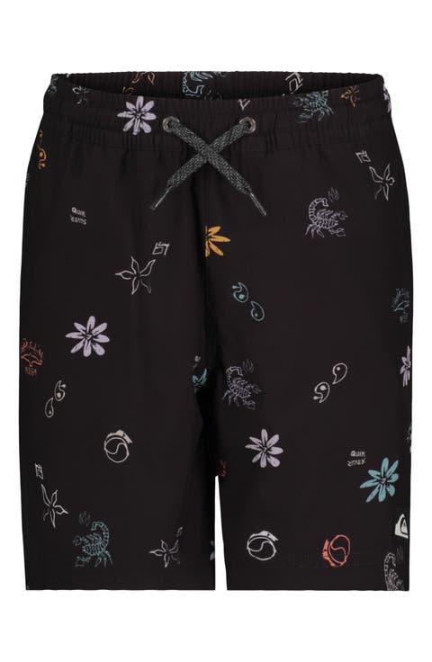 Kids' Surfsilk Mix Volley Swim Trunks (Big Kid)