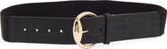Nine West Gleaming Buckle Wide Belt
