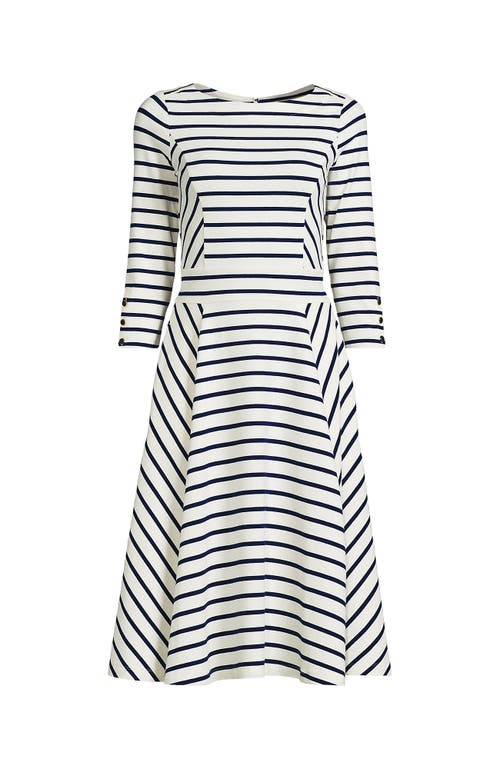 LANDS' END LANDS' END STARFISH 3/4 SLEEVE DRESS 