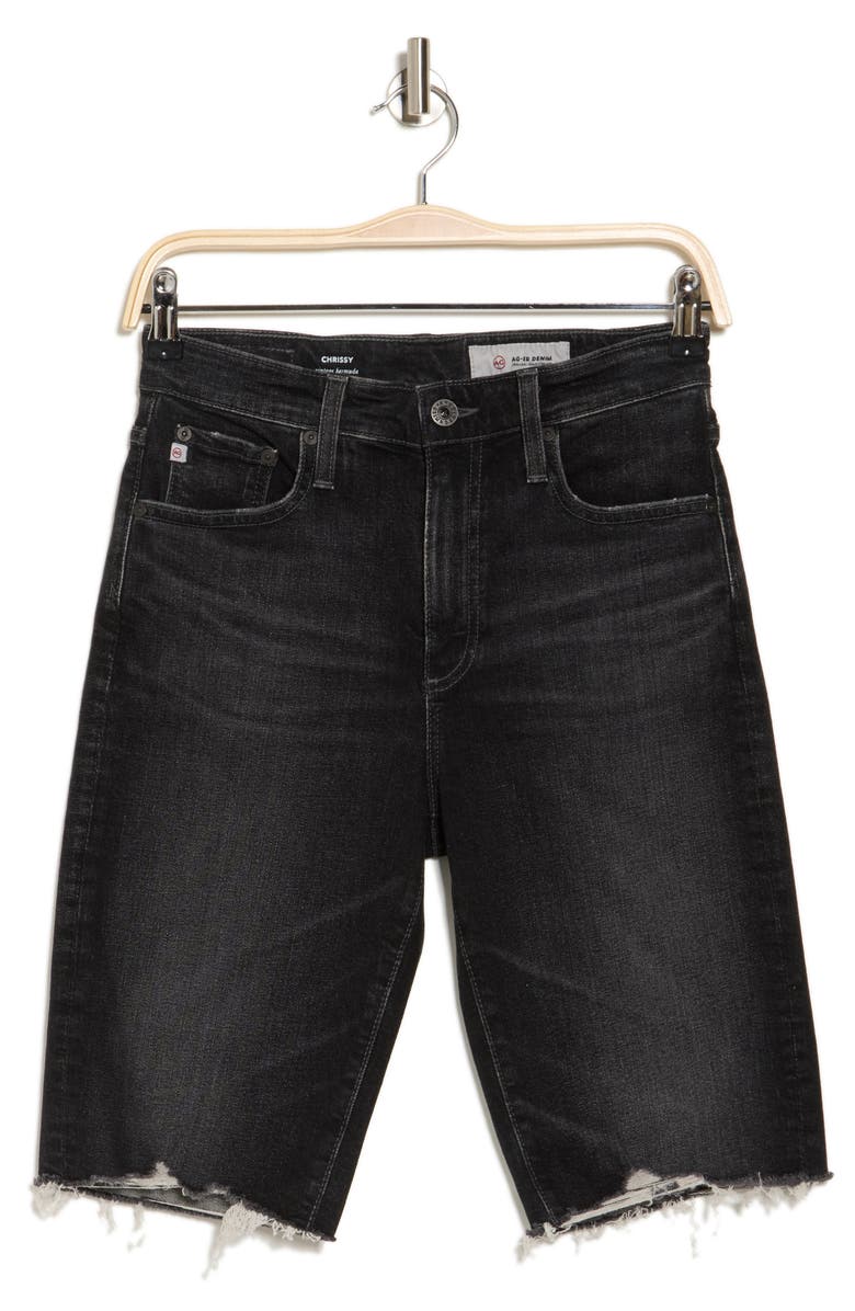 AG Chrissy Cutoff Denim Bermuda Shorts, Alternate, color, 