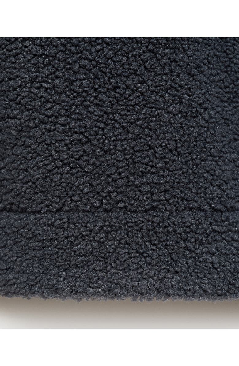 MANGO Oversize High Pile Fleece Half Zip Pullover, Alternate, color, Ink Blue