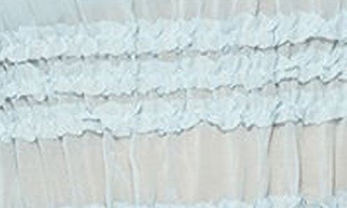 Edikted Mari Ruffle Chiffon Tie Back Crop Halter Top