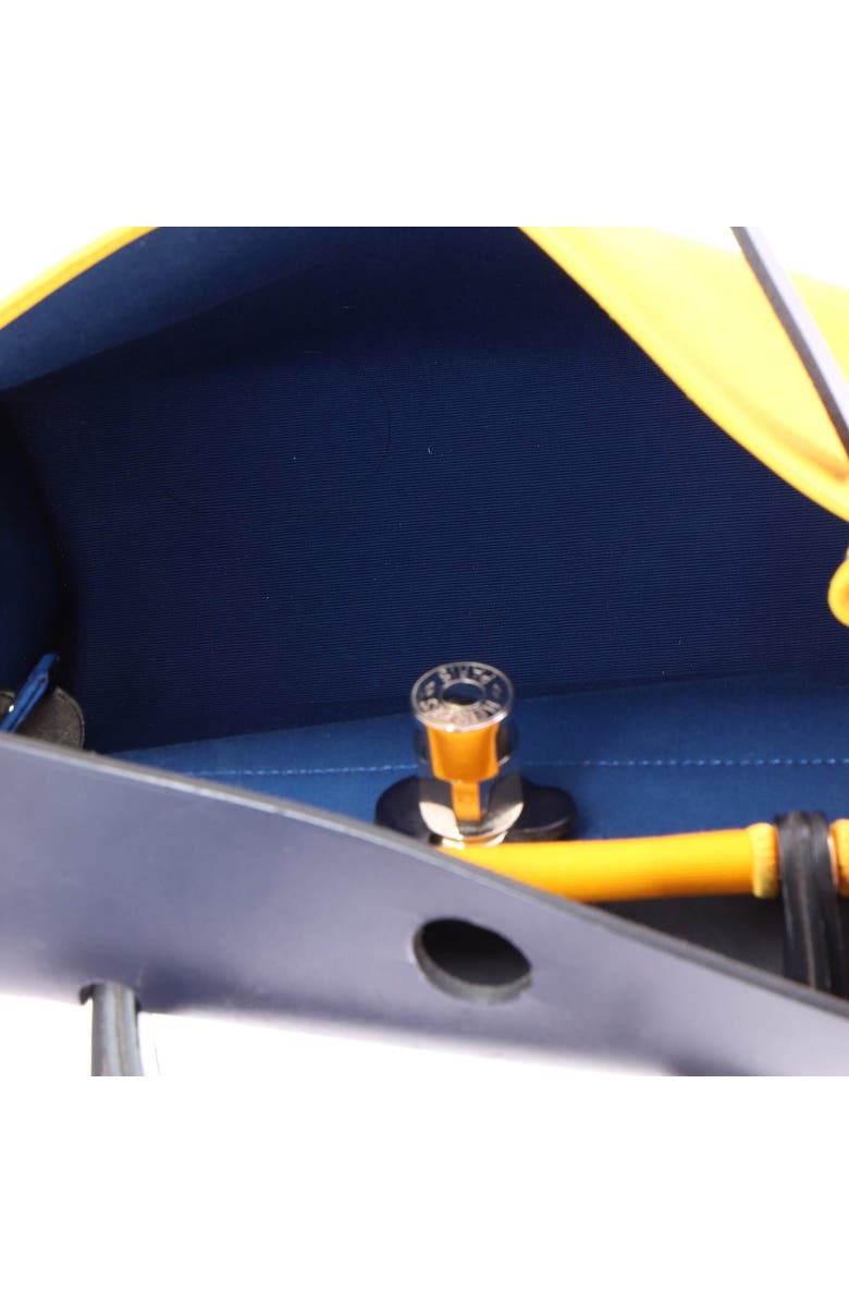 Pre-Owned Hermes Herbag Zip Leather and Toile 31, Alternate, color, Jaune D'or