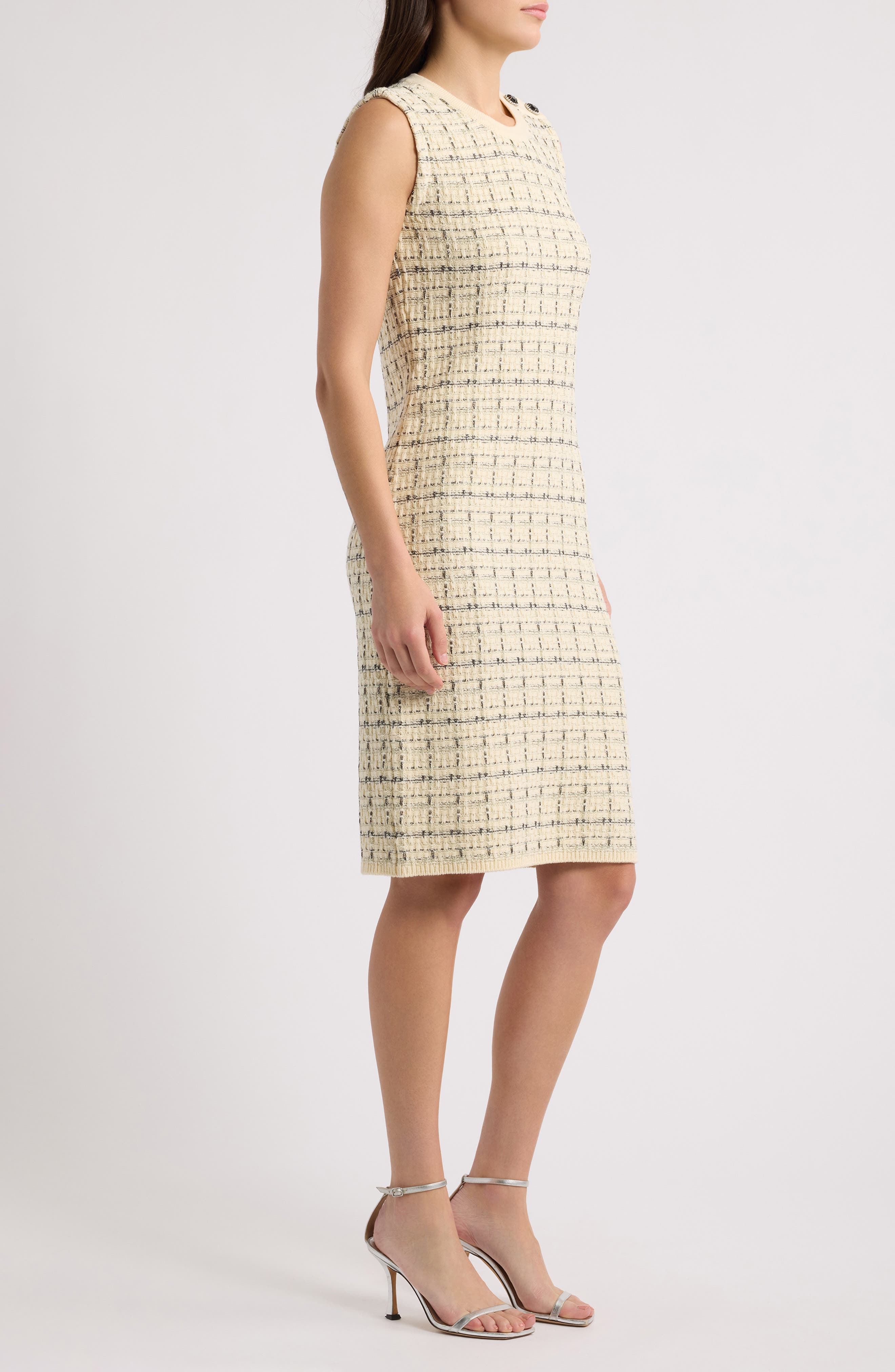 Anne Klein Tweed Shift Dress (Women) | Nordstrom