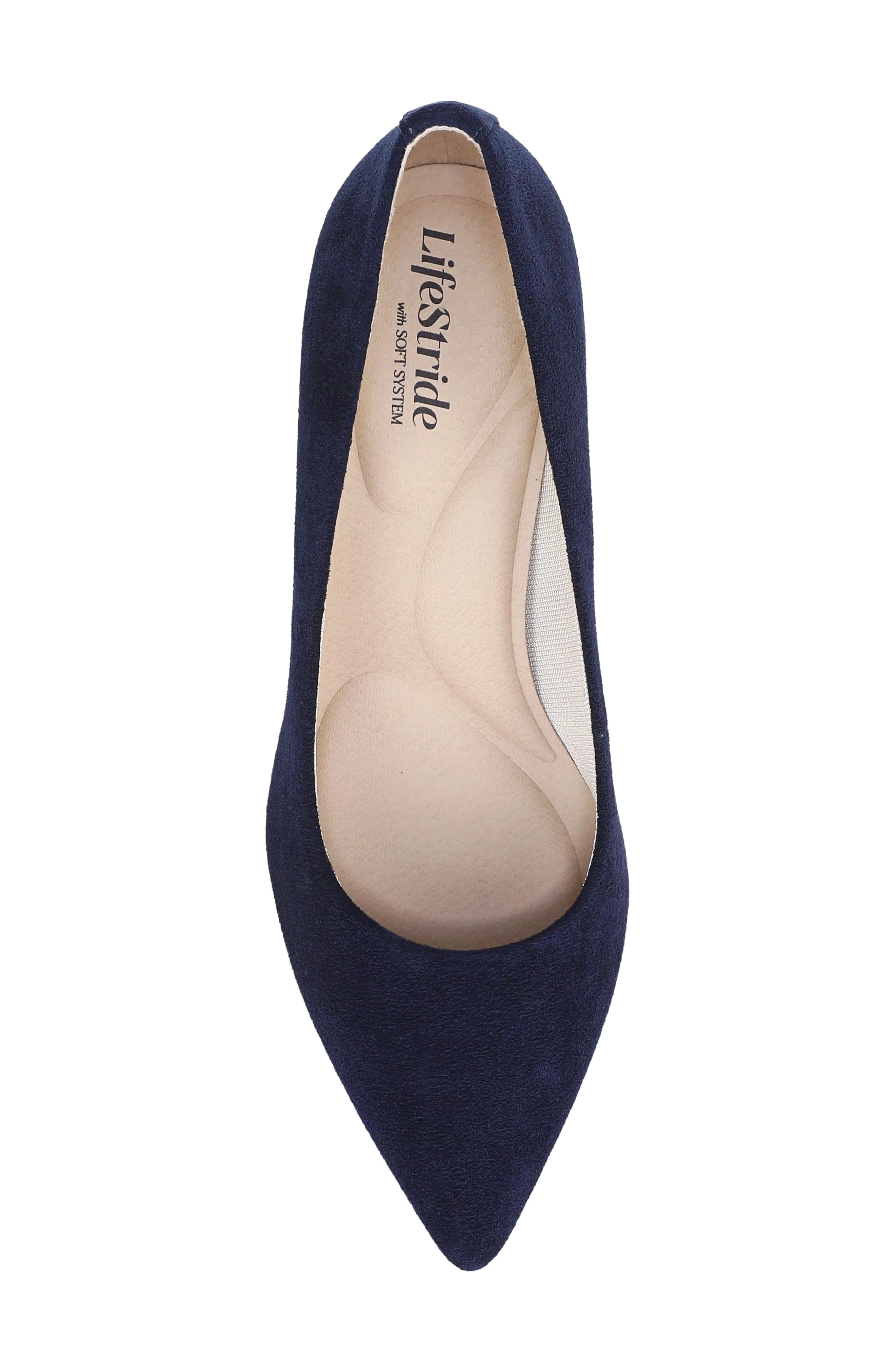 Rebecca Pointed Toe Pump, Alternate, color, BLUE