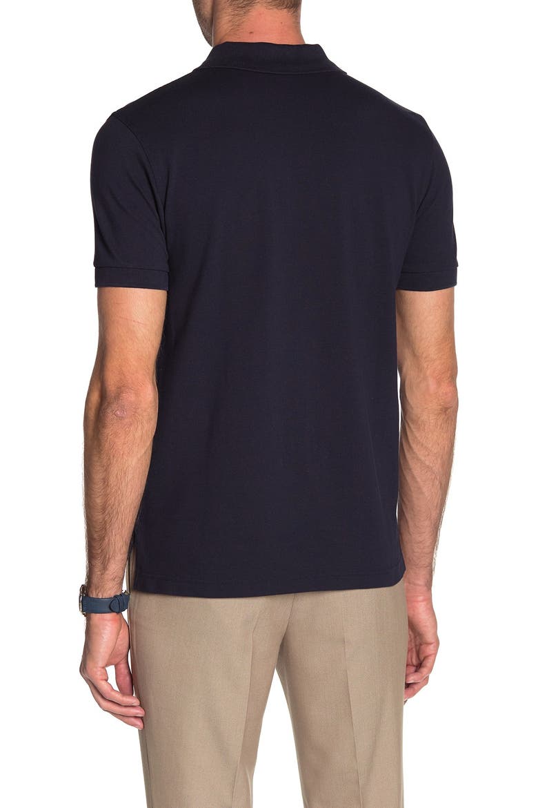 Solid Piquè Slim Fit Polo, Alternate, color, NAVY