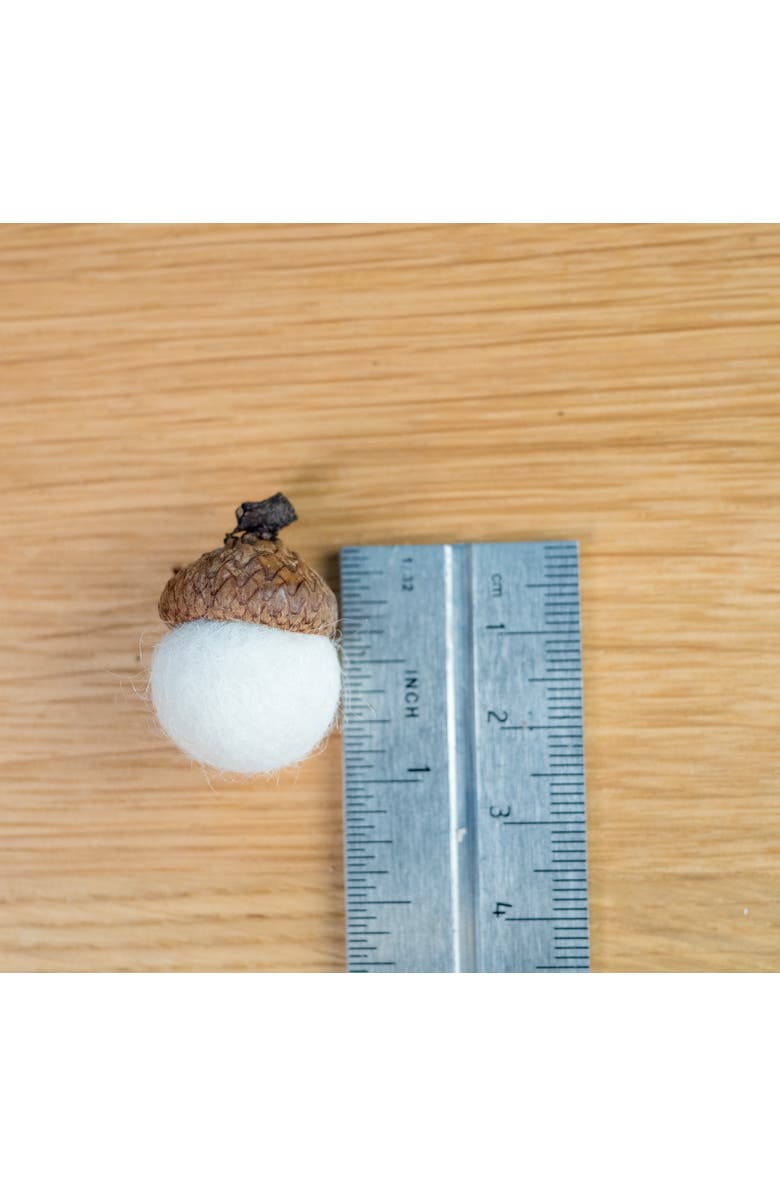 Root to Vine Felt Christmas Acorns- Set of 15, Alternate, color, Multicolour