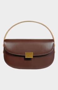 Mi Bolsa London London Genuine Nappa Leather Top Handle Bag