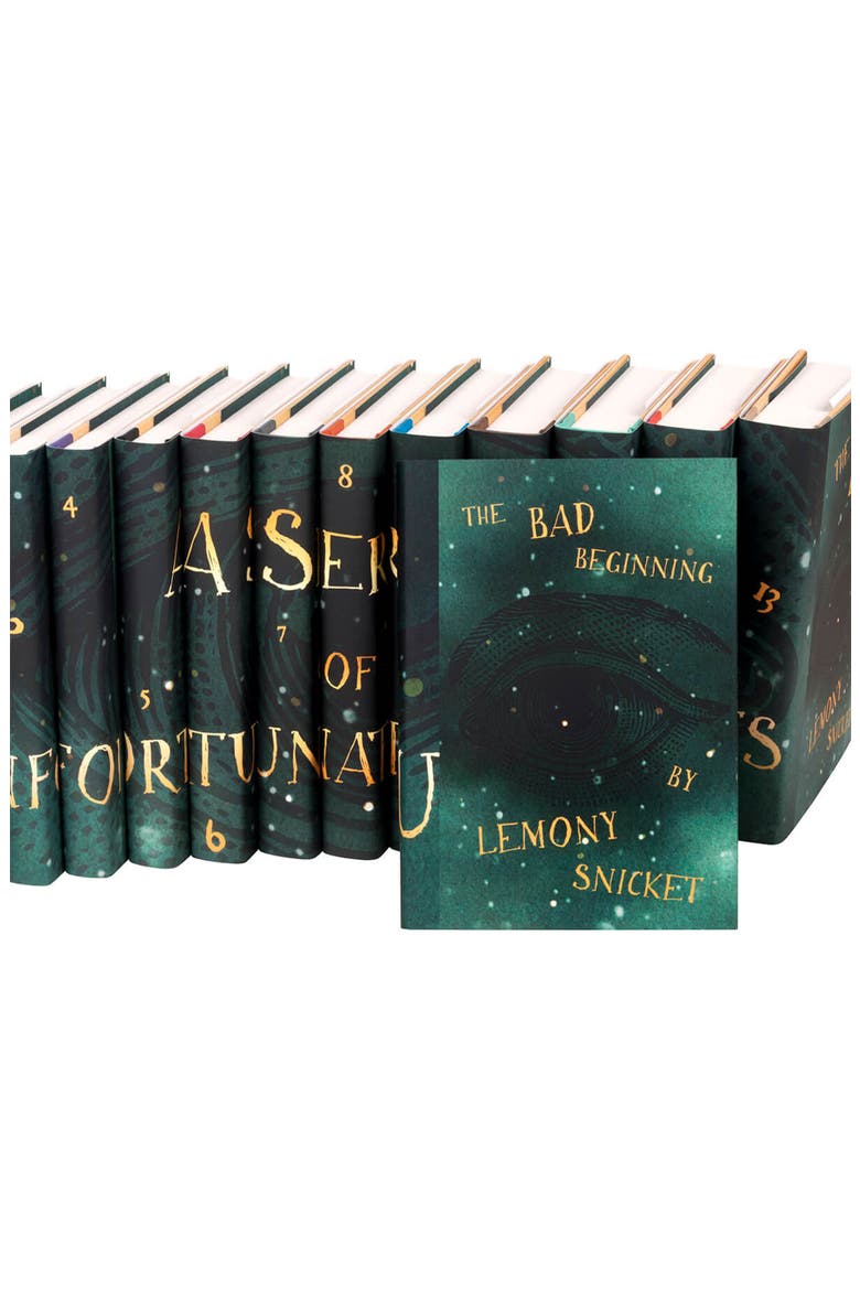 Lemony Snicket's A Series of Unfortunate Events Book Set, Alternate, color, Teal