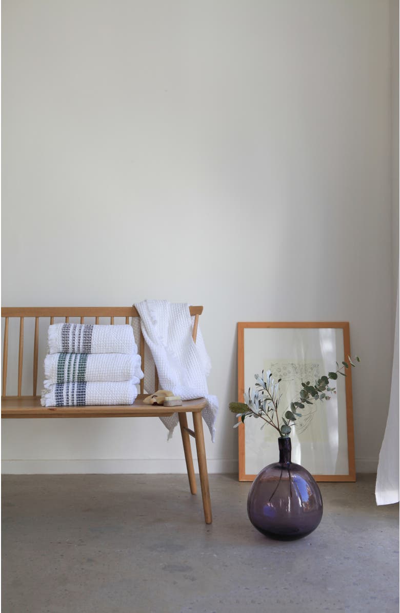 Mungo Organic Belgian Waffle Bath Sheet, Alternate, color, Ash