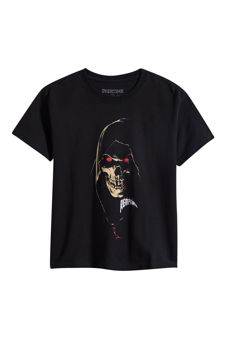 Kids' Gameface Cotton Graphic T-Shirt, Main, color, BLACK