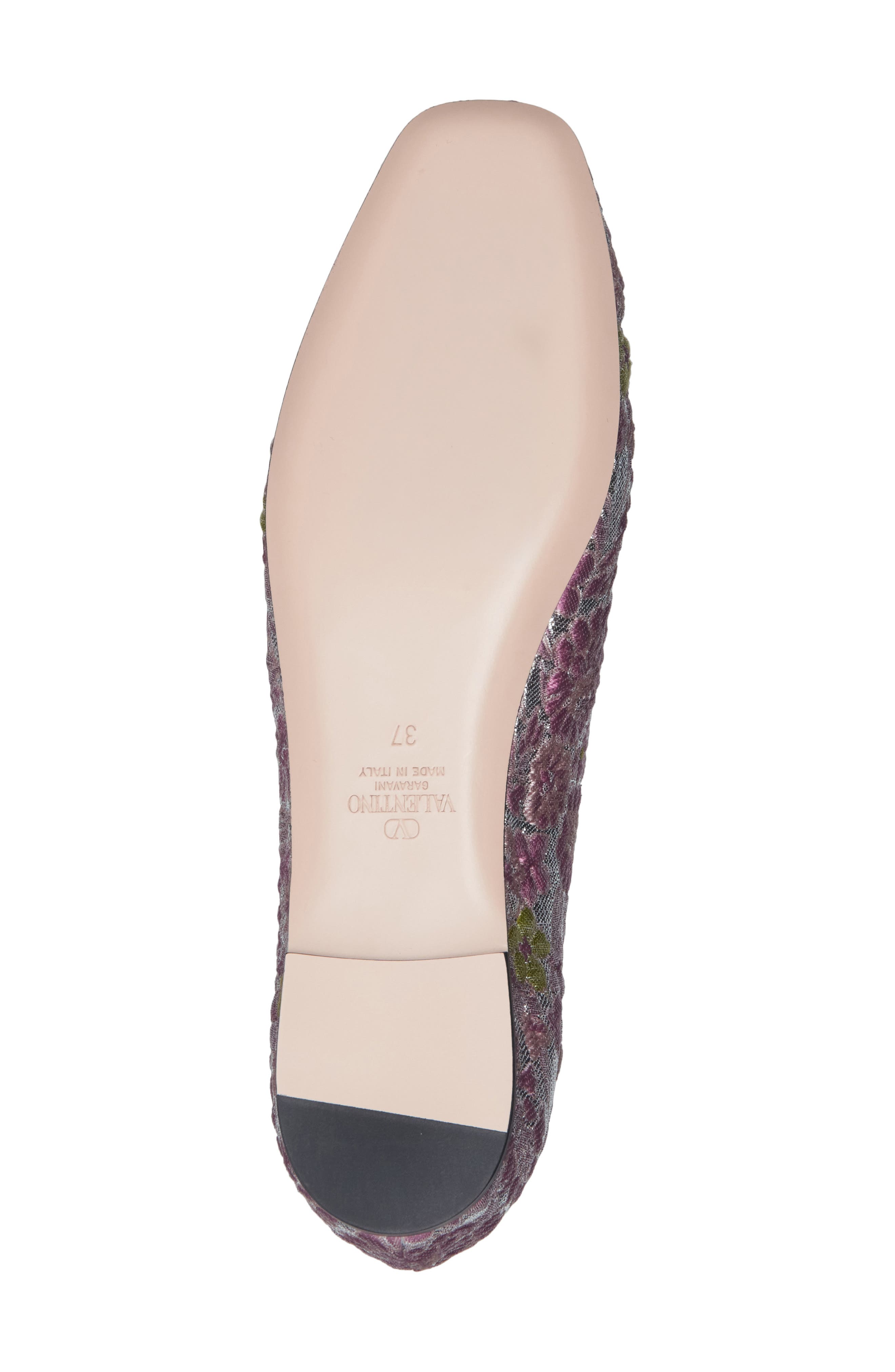 VLOGO Signature Floral Jacquard Flat, Alternate, color, DUSTY ROSE