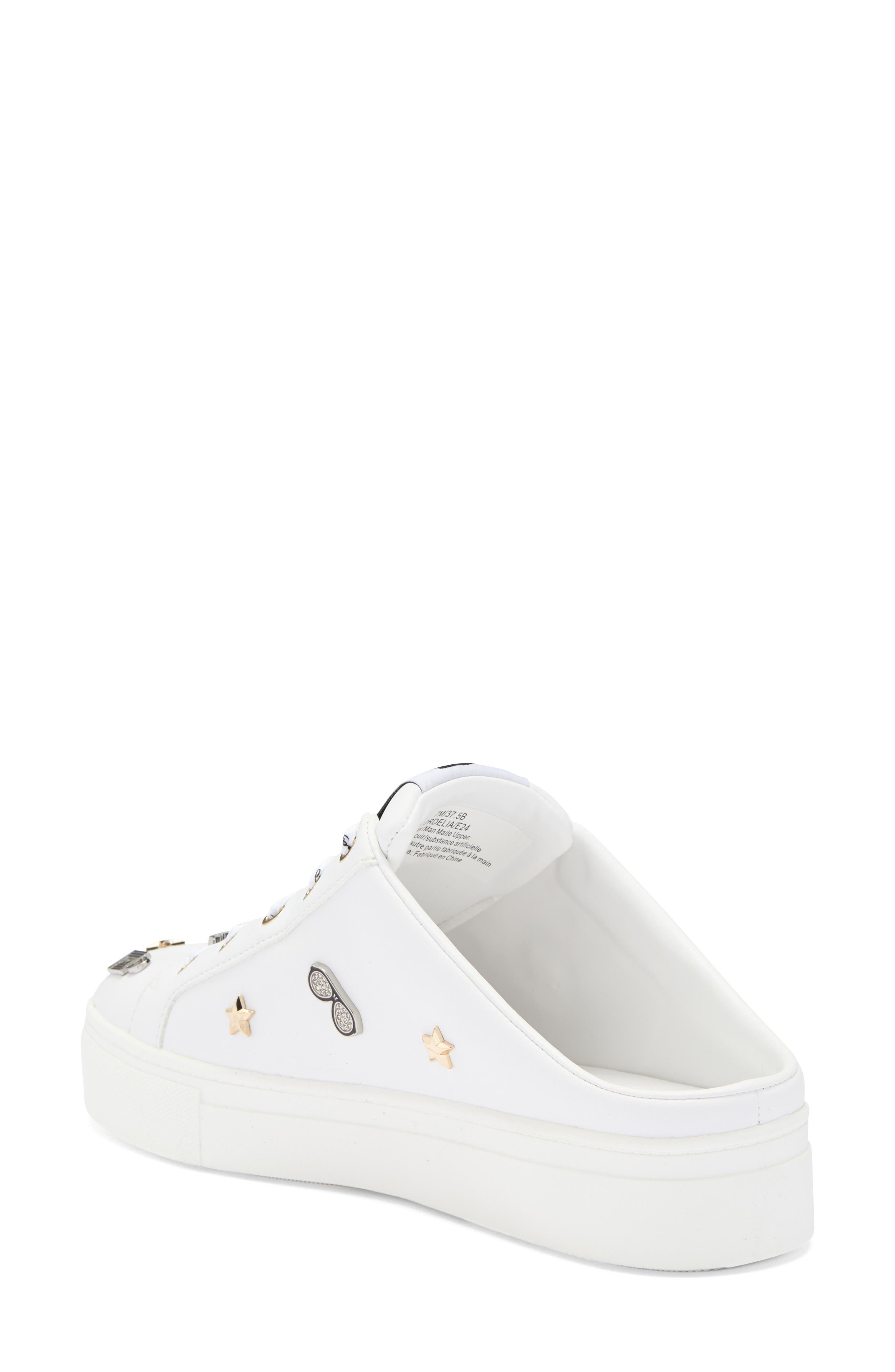 KARL LAGERFELD PARIS Cordelia Sneaker Mule, Alternate, color, Bright White