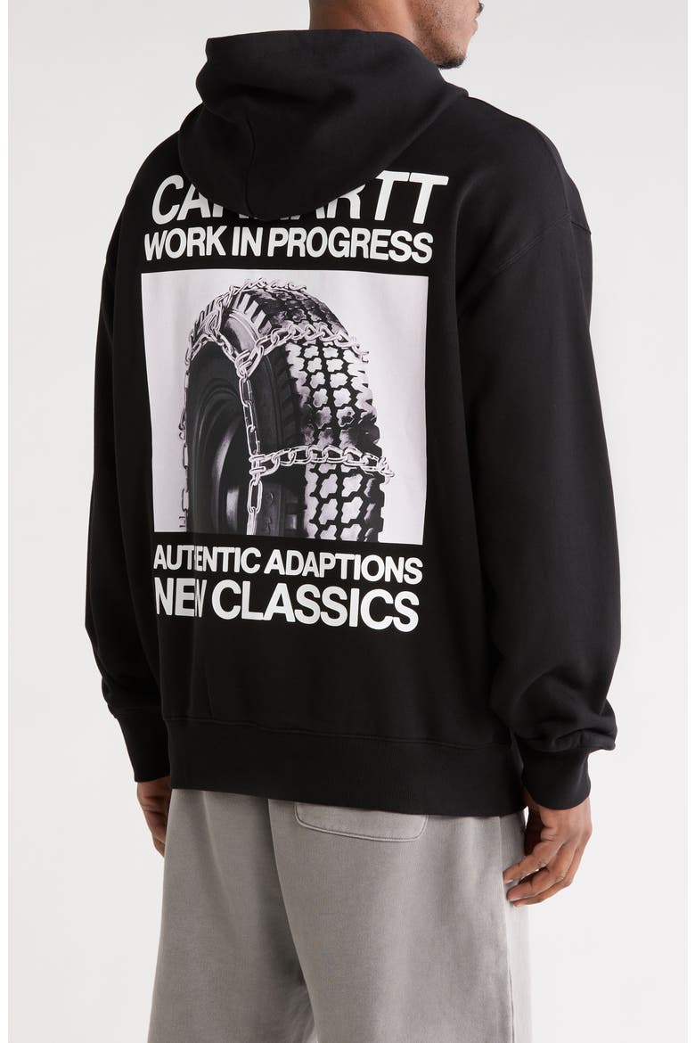 Sean Hamilton Oversize Cotton Hoodie, Alternate, color, BLACK