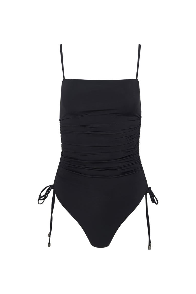 Allegra Tricot One-Piece, Alternate, color, Black