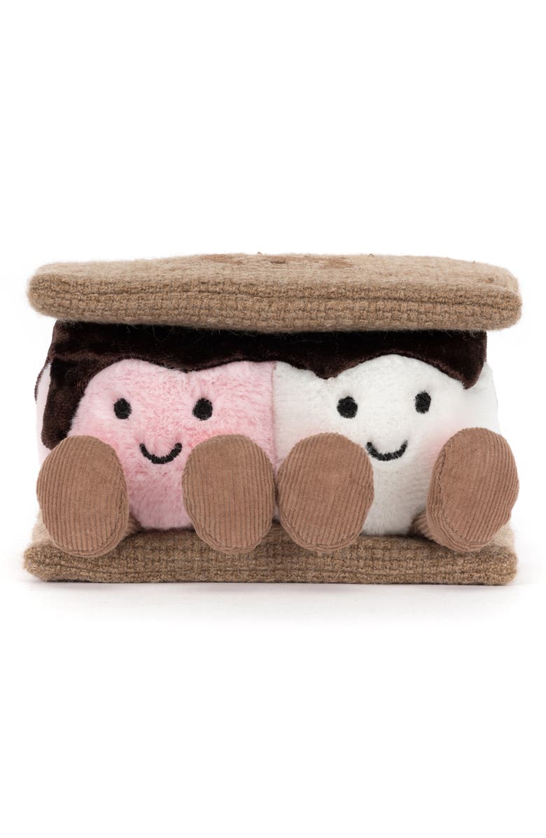 Jellycat Amuseables S'mores Tiny Plushie, Main, color, Pink