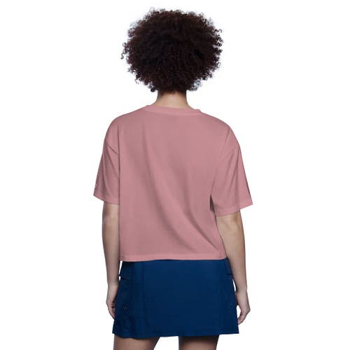 Starter Pink New York Yankees Play The Ball Boxy Cropped T-shirt