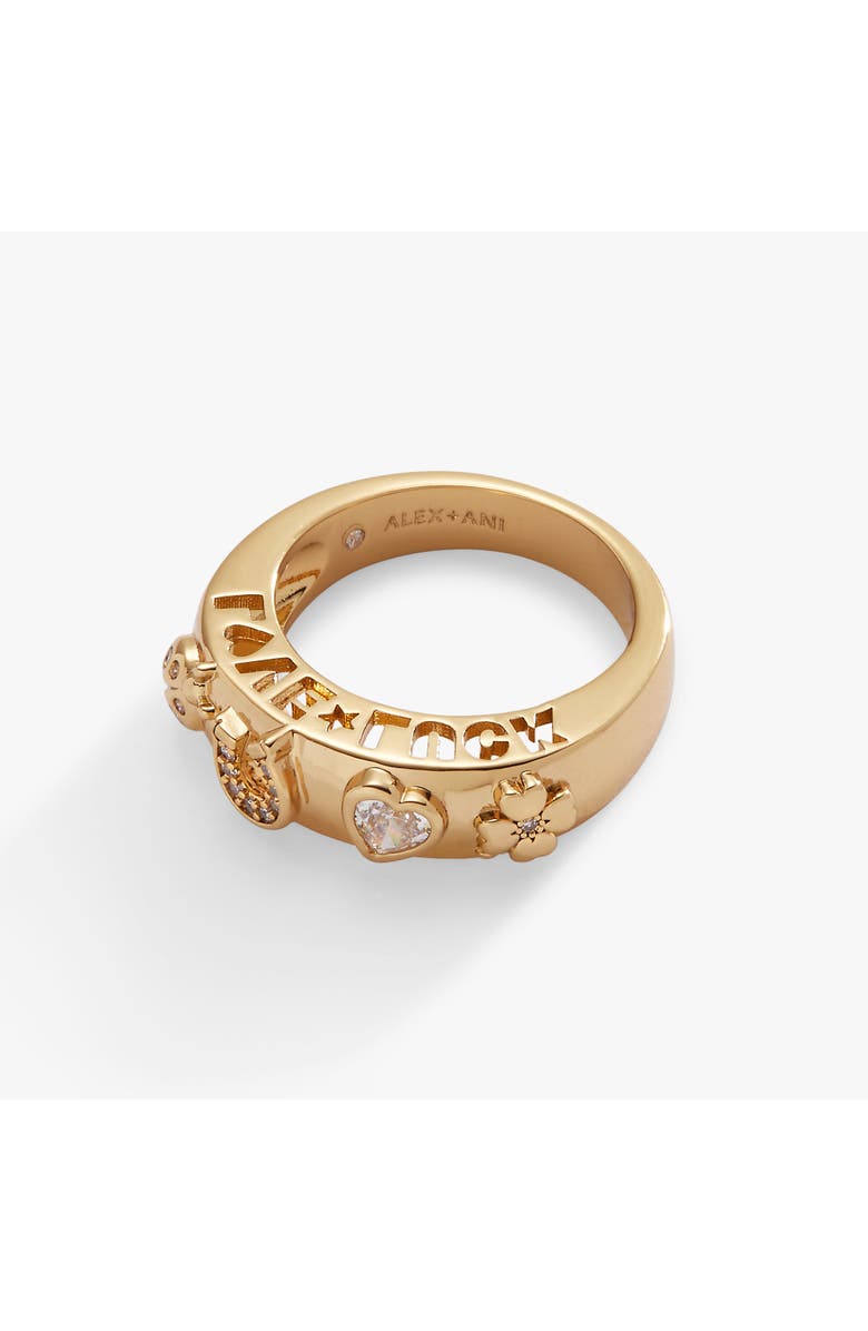 Alex and Ani Love Luck Ring, Alternate, color, 