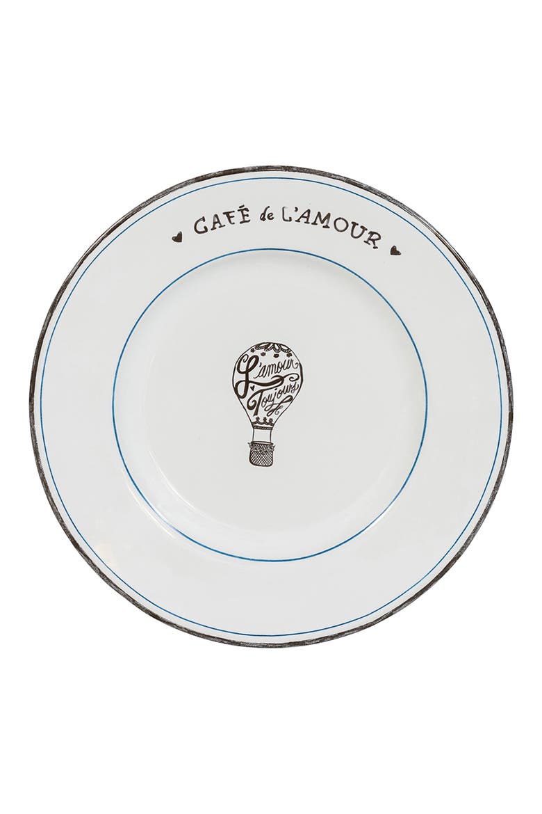 L'Amour Toujours 16-Piece Dinnerware Set, Alternate, color, WHITEWASH BLACK