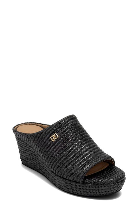 Cafe Woven Wedge Sandal (Women)