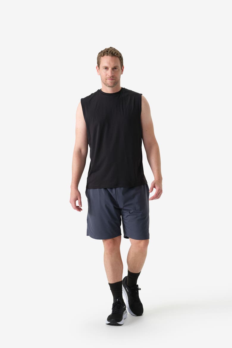 Men's Baseline DriComfort Tank Top, Alternate, color, Black