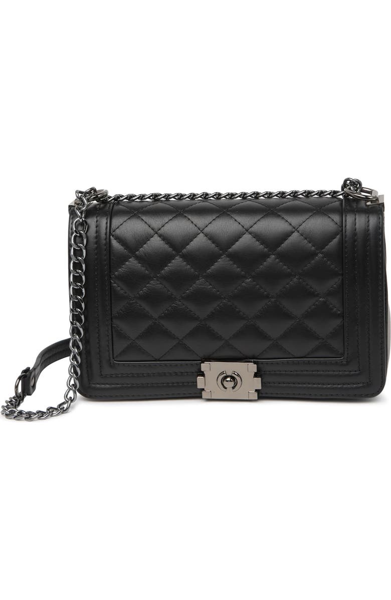 ANNA LUCHINI Quilted Crossbody Bag, Main, color,