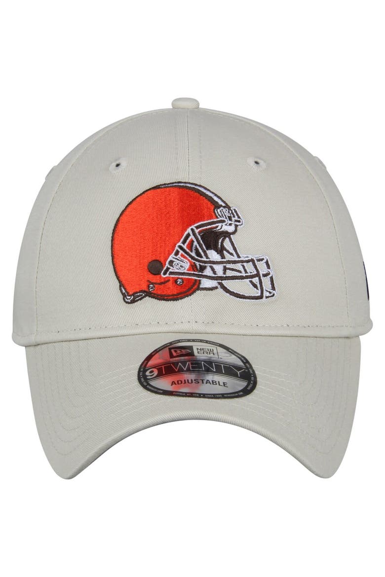 Men's New Era Khaki Cleveland Browns Playmaker 9TWENTY Adjustable Hat, Alternate, color, Khaki