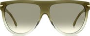 Victoria Beckham 60mm Flat Top Square Sunglasses