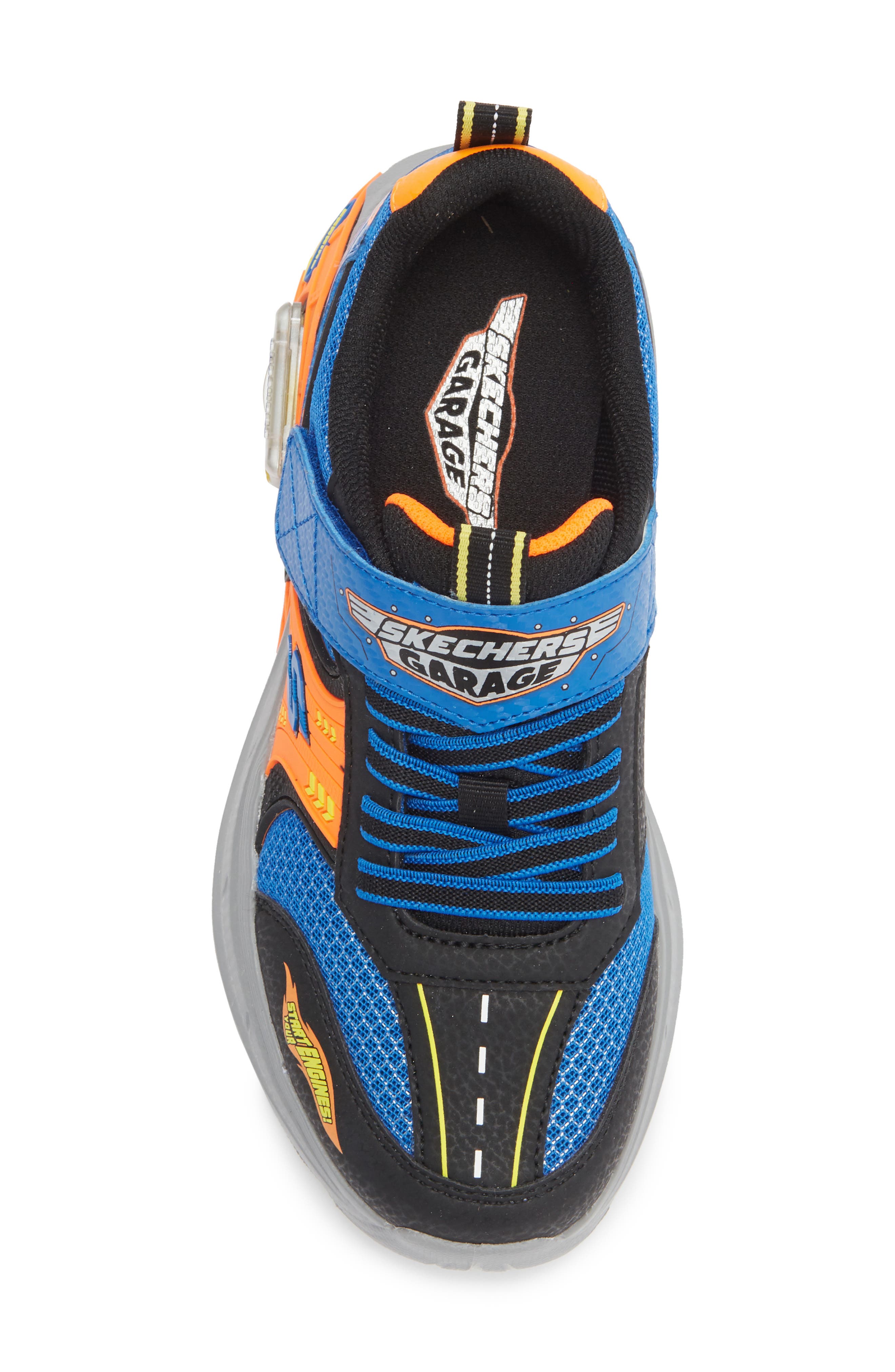 SKECHERS Kids' Garage Sneaker, Alternate, color, Black Multi