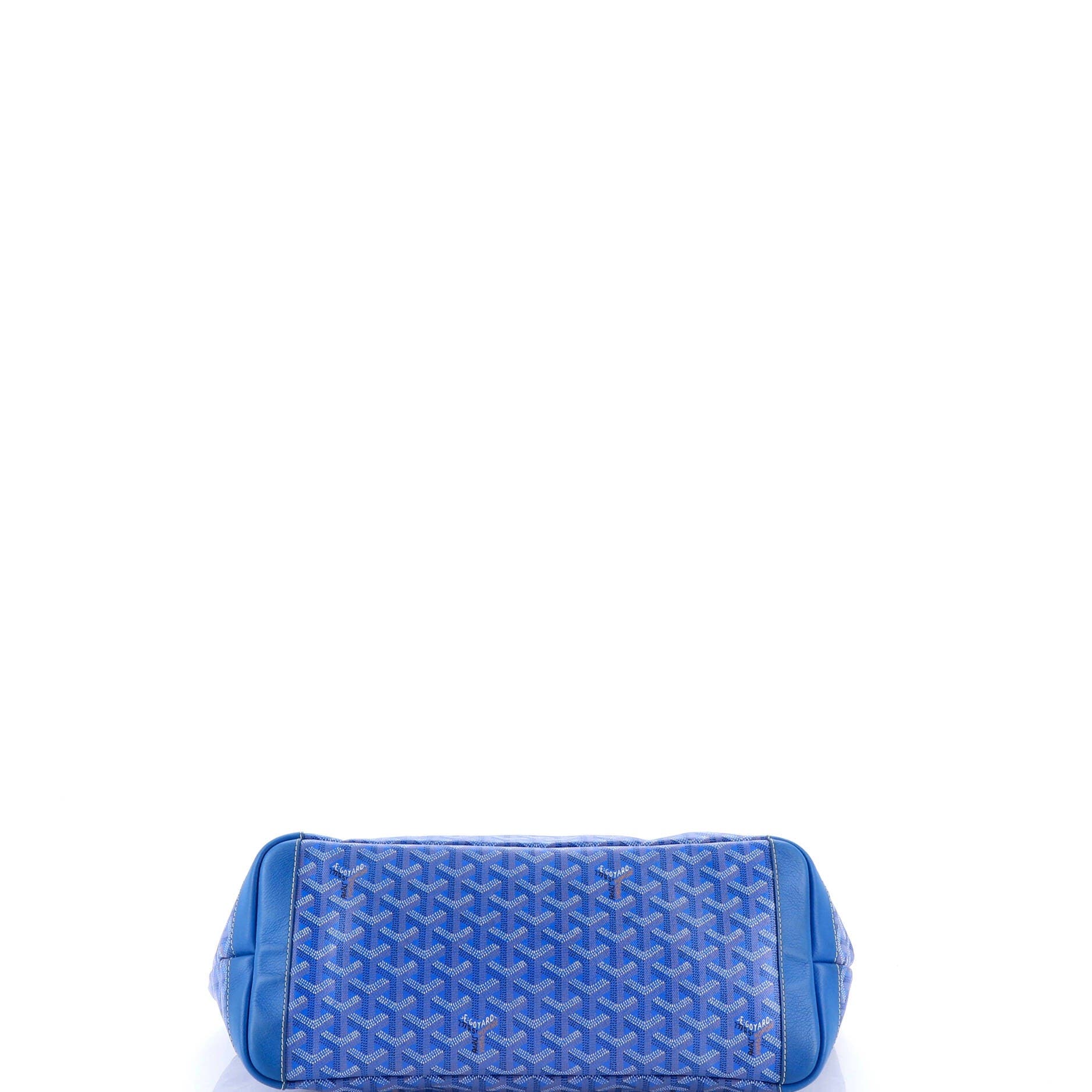 Pre-Owned Goyard Artois Tote Coated Canvas MM, Alternate, color, Blue