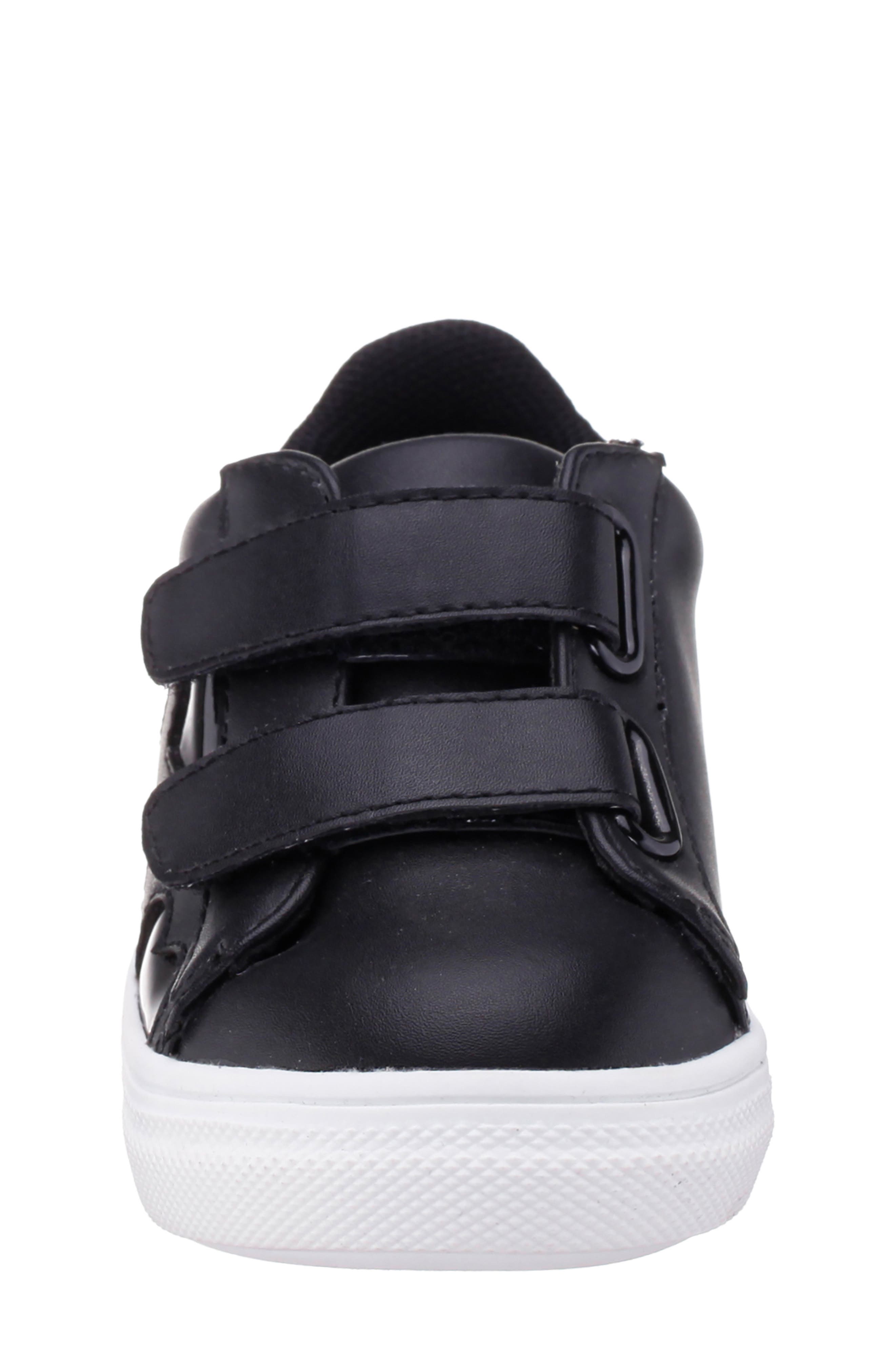 Nina Kids Esti Sneaker, Alternate, color, Black Smooth/ Glitter