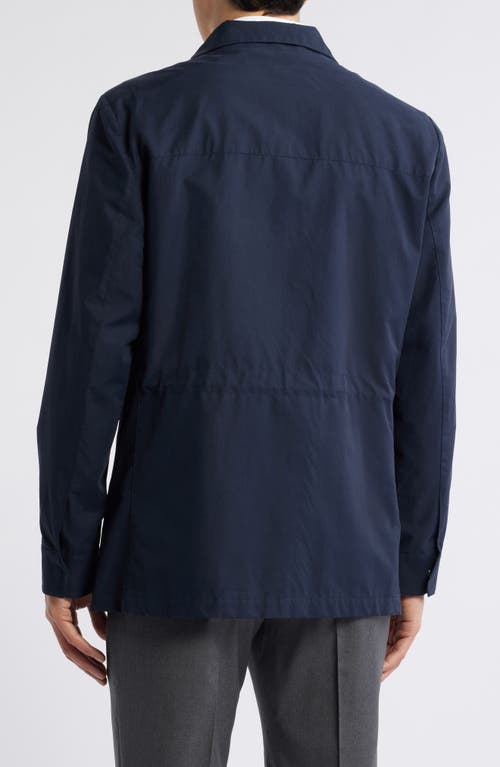 Jack Victor Jonte Field Water Repellent Raincoat In Blue