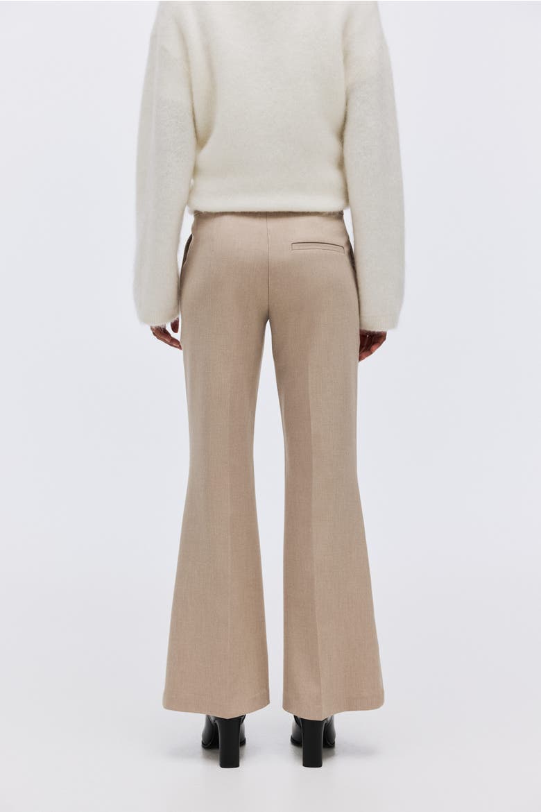 Flared Pants, Alternate, color, Light beige
