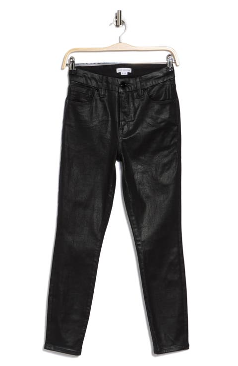 Good Petite Coated Skinny Jeans (Black 001) (Regular & Plus)