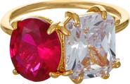 Ettika Cubic Zirconia Statement Ring