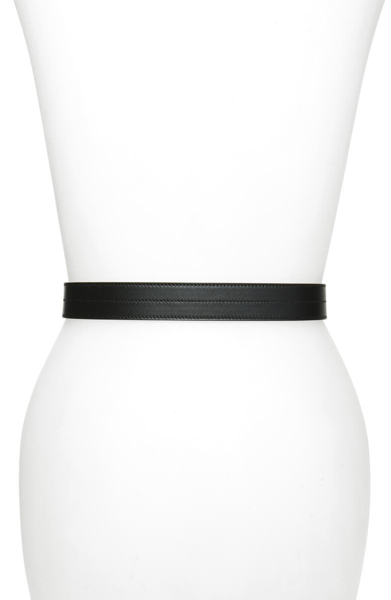 Givenchy Mystic Leather Belt, Alternate, color, 