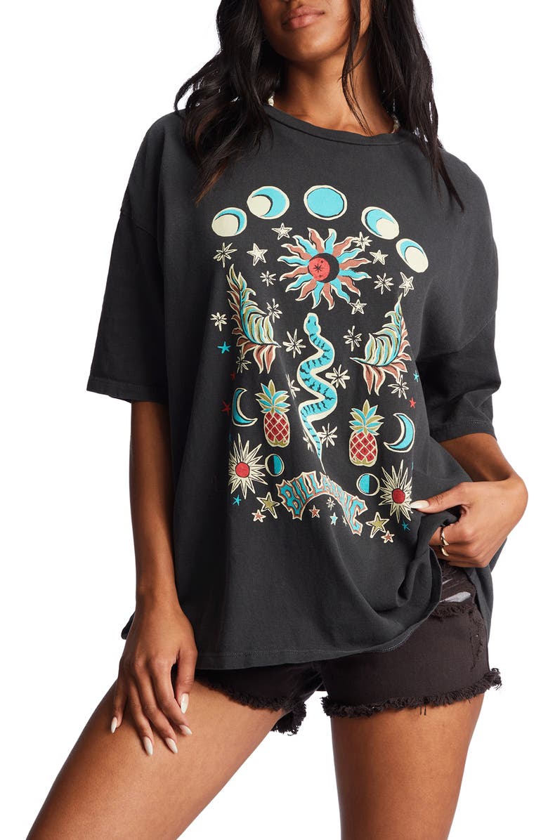 Billabong Mystic Oversize Cotton Graphic Tee, Main, color,