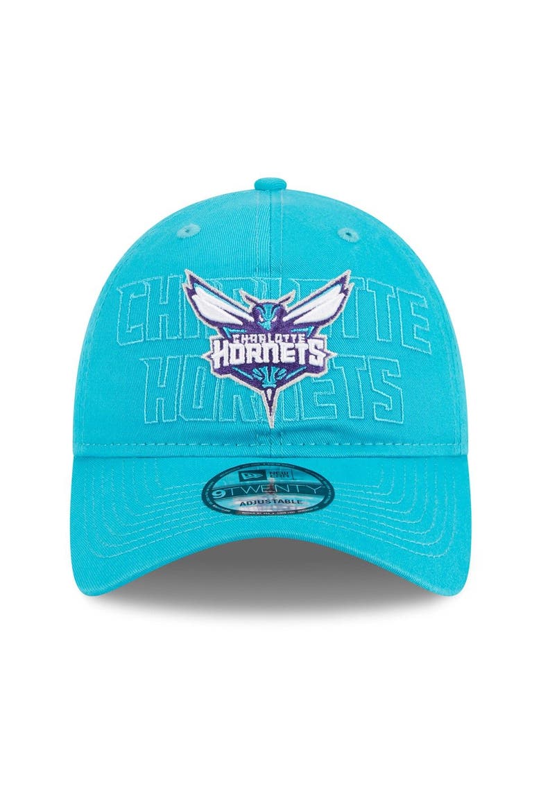 Men's New Era  Teal Charlotte Hornets 2023 NBA Draft 9TWENTY Adjustable Hat, Alternate, color, Teal