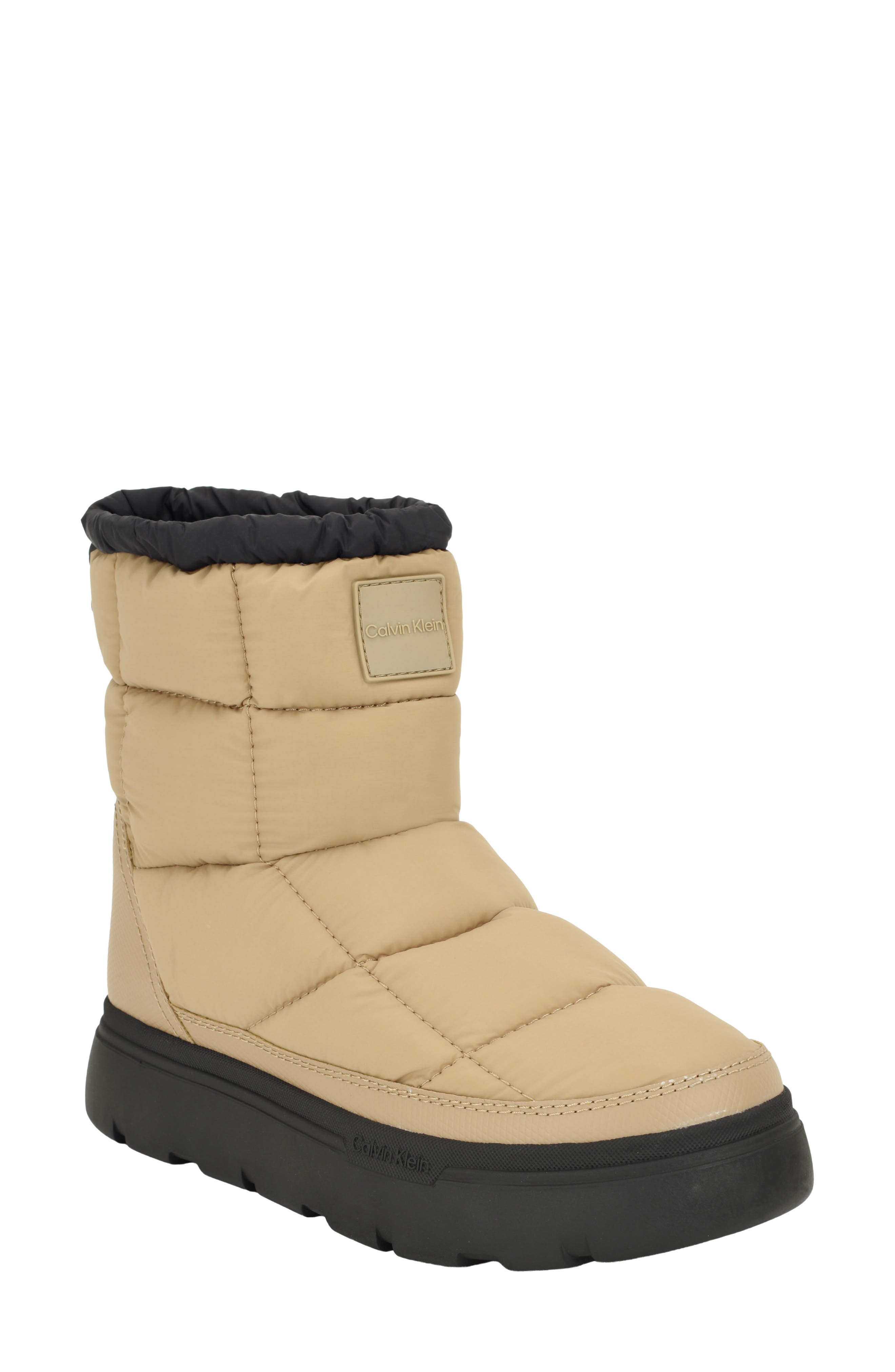 Kaylen Quilted Bootie, Main, color, TAUPE