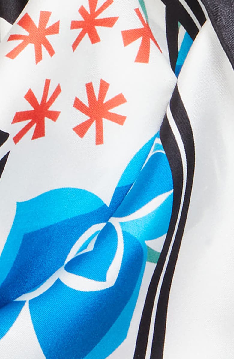 Missoni Floral Silk Square Scarf, Alternate, color, 0001 White Multi