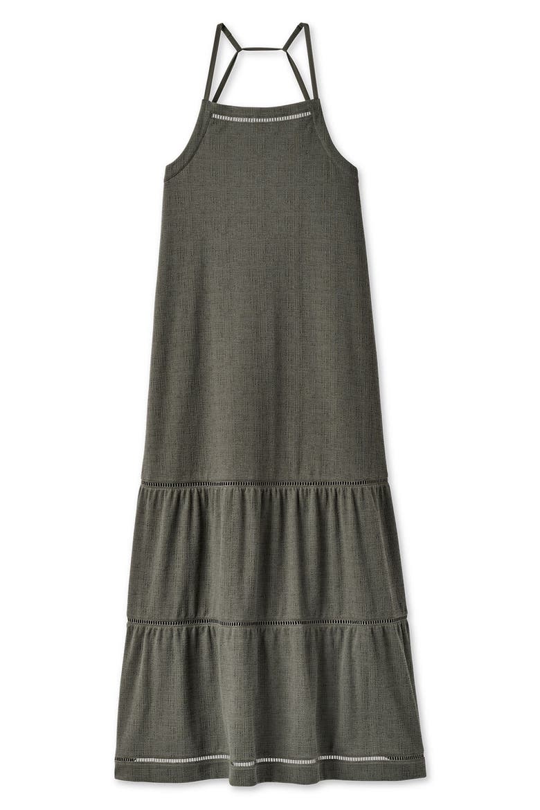 Clarinda Sleeveless Maxi Dress, Alternate, color, GREEN GREY