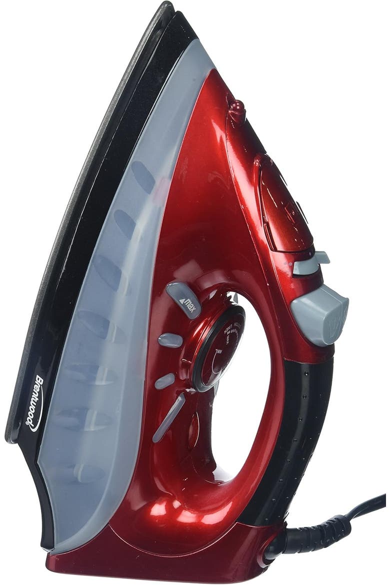 Non-Stick Steam Iron, Main, color, Red